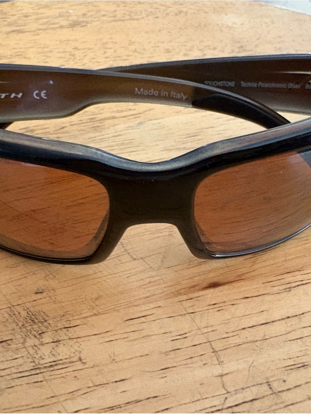 SMITH Black Frame Sunglasses with Brown Lenses